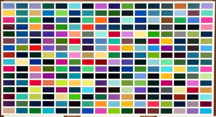 Gerhard Richter, 256 Farben (256 Colors), 1974